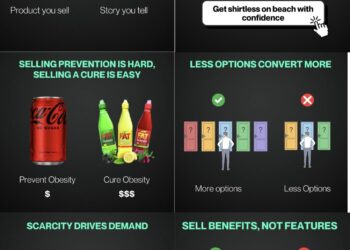 “Marketing is about which story you tell” (Marketing là về câu chuyện bạn kể)